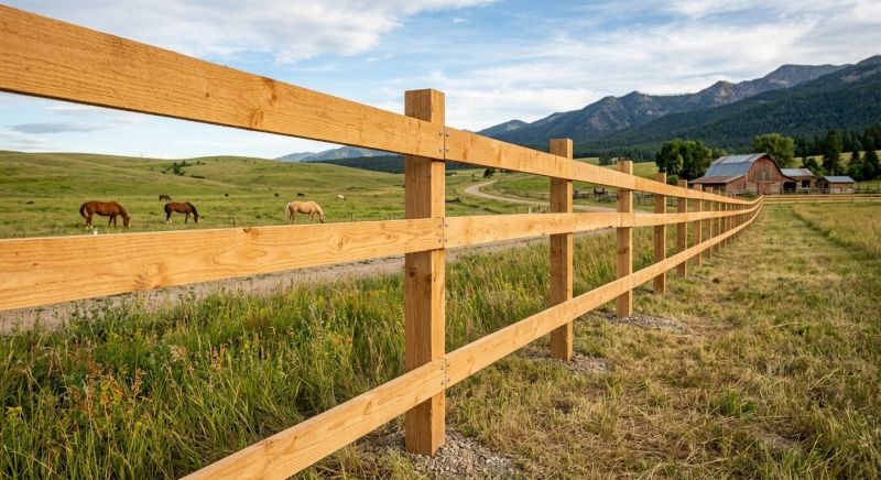 Horse Fence Replacement in South Houston, TX